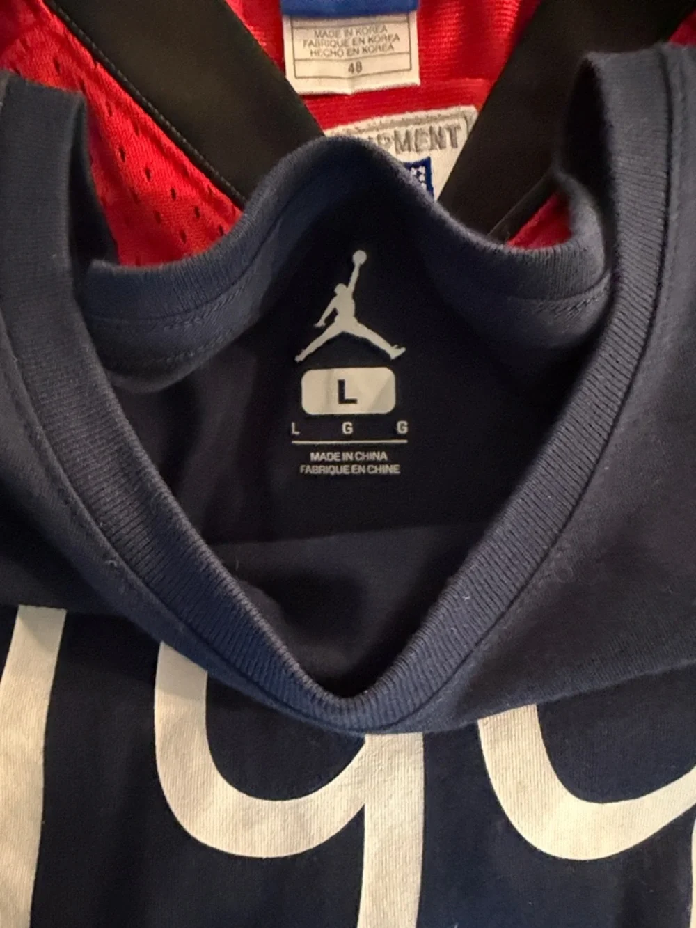 Jordan Men’s Dream 1992 Navy Graphic Tee - worn twice - Large